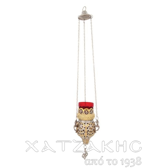 ΚΑΝΔΗΛΙ ΚΡΕΜΑΣΤΟ ΔΙΧΡΩΜΟ ΜΠΡΟΥΤΖΙΝΟ