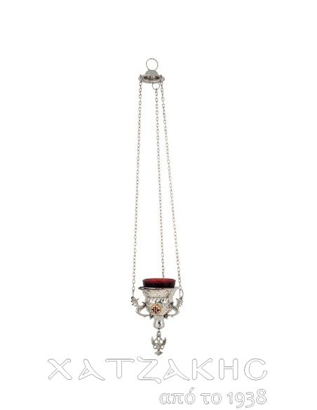 ΚΑΝΔΗΛΙ ΚΡΕΜΑΣΤΟ ΕΠΑΡΓΥΡΟ ΜΕ ΣΜΑΛΤΟ ΥΨΟΣ 9 CM