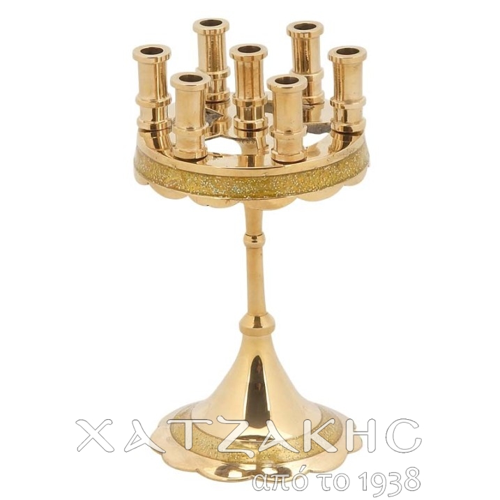 ΚΗΡΟΠΗΓΙΟ ΕΠΤΑΚΗΡΟ 15CM ΜΠΡΟΥΤΖΙΝΟ