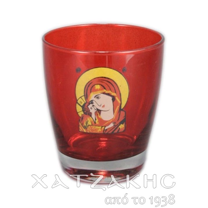 ΚΑΝΤΗΛI ΕΠΙΤΡΑΠΕΖΙΟ ΓΥΑΛΙΝΟ 10X9 CM