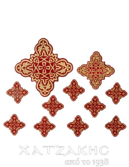 ΣΤΑΥΡΟΙ ΣΕΤ  ΧΡΥΣΟΚΕΝΤΗΤΟΙ ΓΙΑ ΑΜΦΙΑ