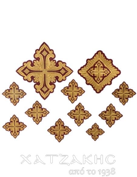 ΣΤΑΥΡΟΙ ΣΕΤ  ΧΡΥΣΟΚΕΝΤΗΤΟΙ ΓΙΑ ΑΜΦΙΑ