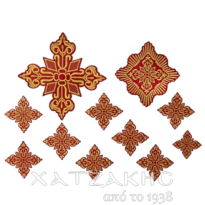 ΣΤΑΥΡΟΙ ΣΕΤ  ΧΡΥΣΟΚΕΝΤΗΤΟΙ ΓΙΑ ΑΜΦΙΑ