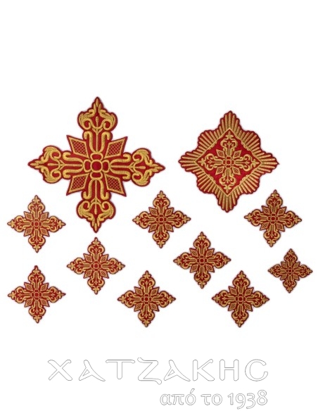 ΣΤΑΥΡΟΙ ΣΕΤ  ΧΡΥΣΟΚΕΝΤΗΤΟΙ ΓΙΑ ΑΜΦΙΑ