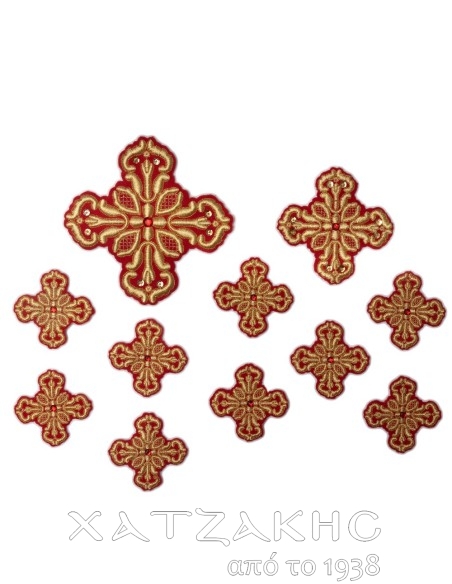 ΣΤΑΥΡΟΙ ΣΕΤ  ΧΡΥΣΟΚΕΝΤΗΤΟΙ ΓΙΑ ΑΜΦΙΑ