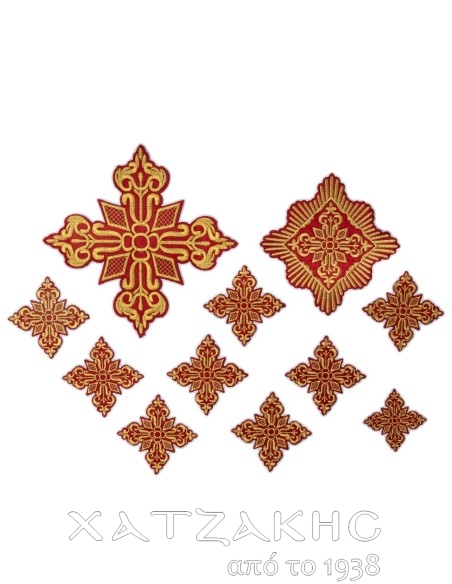 ΣΤΑΥΡΟΙ ΣΕΤ  ΧΡΥΣΟΚΕΝΤΗΤΟΙ ΓΙΑ ΑΜΦΙΑ