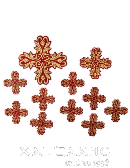 ΣΤΑΥΡΟΙ ΣΕΤ  ΧΡΥΣΟΚΕΝΤΗΤΟΙ ΓΙΑ ΑΜΦΙΑ