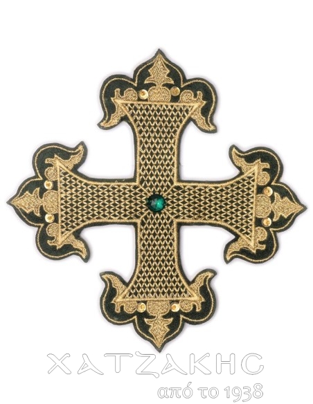 ΣΤΑΥΡΟΙ ΣΕΤ ΠΡΑΣΙΝΟ ΧΡΥΣΟΚΕΝΤΗΤΟΙ ΓΙΑ ΑΜΦΙΑ