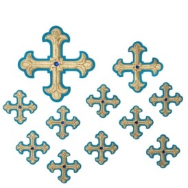 ΣΤΑΥΡΟΙ ΣΕΤ   ΧΡΥΣΟΚΕΝΤΗΤΟΙ...