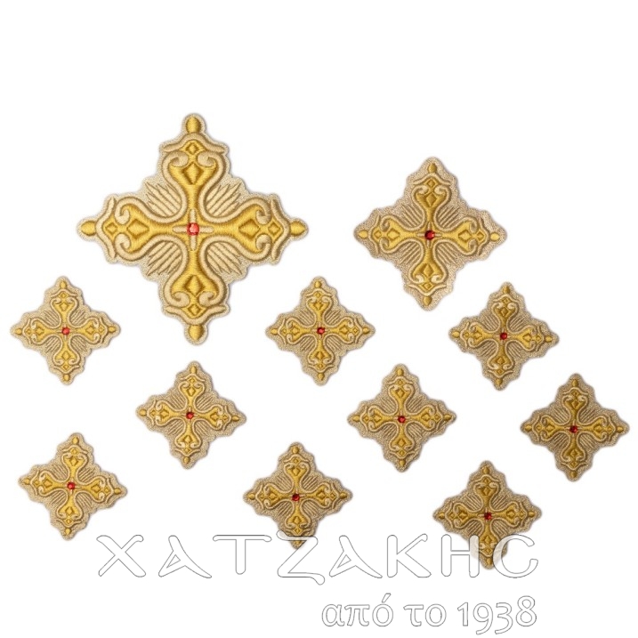 ΣΤΑΥΡΟΙ ΣΕΤ   ΧΡΥΣΟΚΕΝΤΗΤΟΙ ΓΙΑ ΑΜΦΙΑ