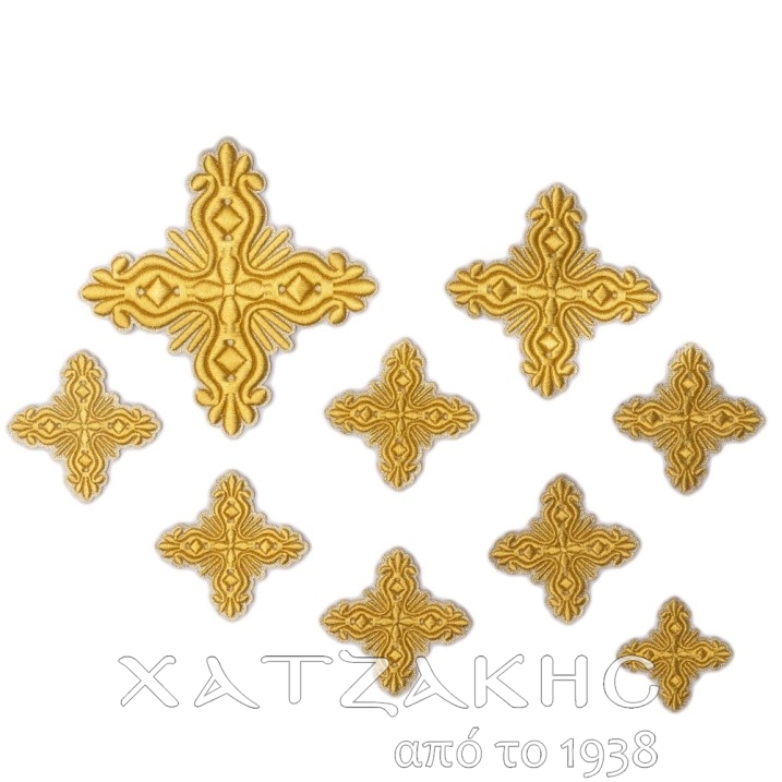 ΣΤΑΥΡΟΙ ΣΕΤ   ΧΡΥΣΟΚΕΝΤΗΤΟΙ ΓΙΑ ΑΜΦΙΑ