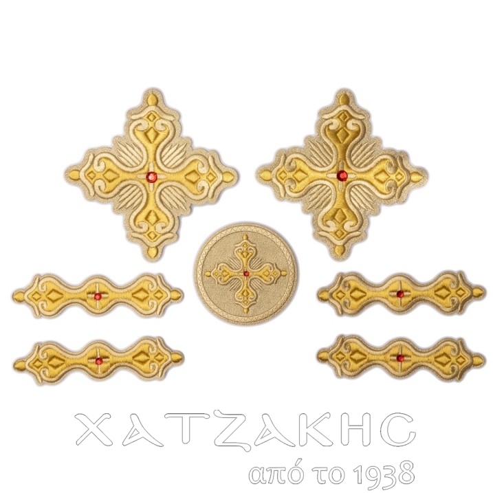 ΣΤΑΥΡΟΙ ΣΕΤ  ΧΡΥΣΟΚΕΝΤΗΤΟΙ ΓΙΑ ΩΜΟΦΟΡΟ