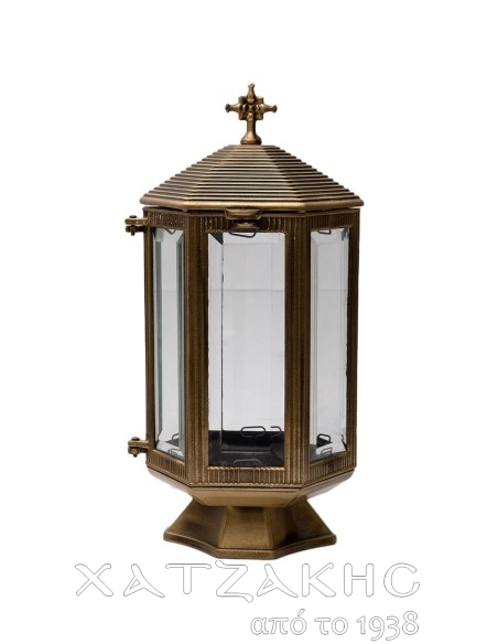 ΚΑΝΔΗΛΙ ΜΝΗΜΕΙΟΥ ΜΠΡΟΥΤΖΙΝΟ ΕΞΑΓΩΝΟ 15Χ32 CM