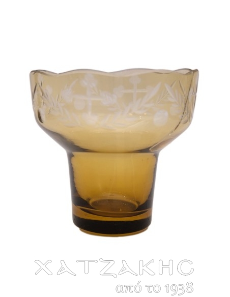 ΚΑΝΔΗΛΟΚΟΥΠΑ ΓΥΑΛΙΝΗ ΣΚΑΛΙΣΤΗ  11 X 11 CM