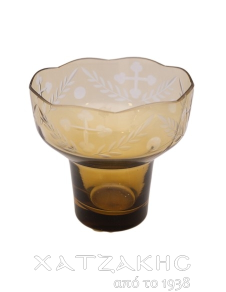 ΚΑΝΔΗΛΟΚΟΥΠΑ ΓΥΑΛΙΝΗ ΣΚΑΛΙΣΤΗ  11 X 11 CM