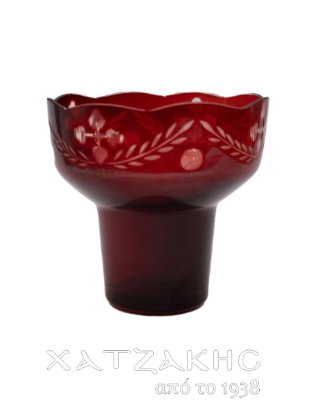 ΚΑΝΔΗΛΟΚΟΥΠΑ ΓΥΑΛΙΝΗ ΣΚΑΛΙΣΤΗ  11 X 11 CM