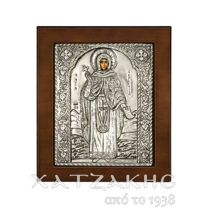 ΕΙΚΟΝΑ ΑΣΗΜΙ 925° ΑΓΙΑ ΠΑΡΑΣΚΕΥΗ 12 Χ 15