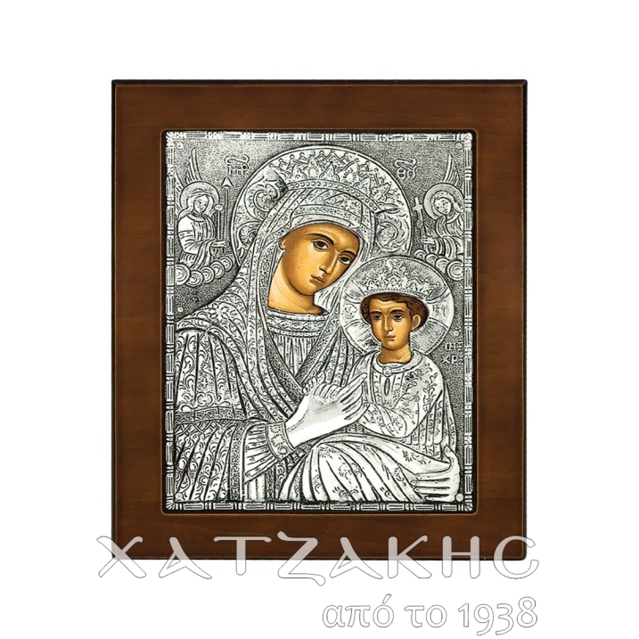 ΕΙΚΟΝΑ ΑΣΗΜΙ 925° ΠΑΝΑΓΙΑ   11,5 Χ 15