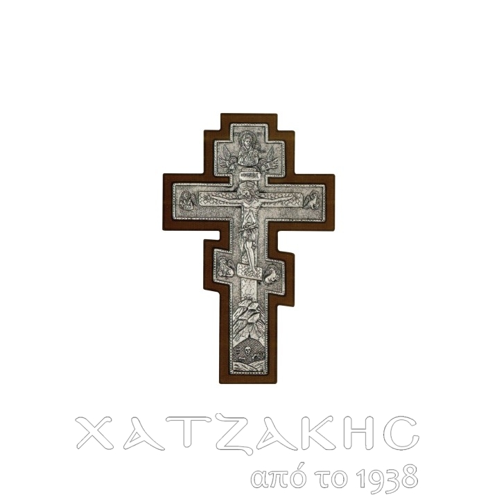 ΕΙΚΟΝΑ ΑΣΗΜΙ 925° ΣΤΑΥΡΟΣ 17 Χ 23 CM