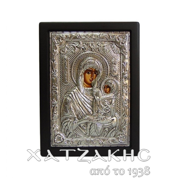 ΕΙΚΟΝΑ ΑΣΗΜΙ 925° ΑΓΙΑ ΑΝΝΑ 17 Χ 23