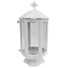 ΚΑΝΔΗΛΙ ΜΝΗΜΕΙΟΥ ΛΕΥΚΟ ΕΞΑΓΩΝΟ