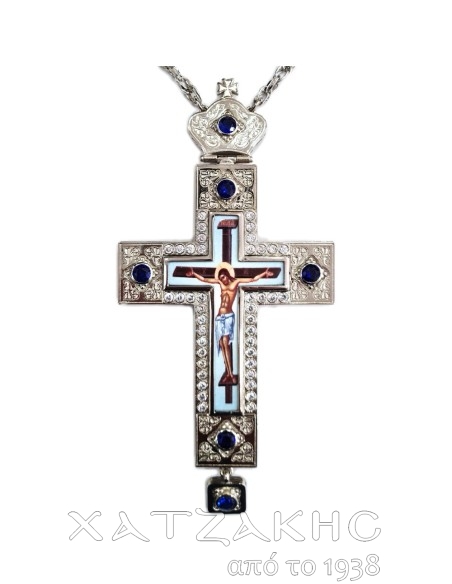 ΣΤΑΥΡΟΣ ΕΠΙΣΤΗΘΙΟΣ ΕΠΑΡΓΥΡΟΣ ΜΕ ΡΩΣΙΚΟ ΣΜΑΛΤΟ