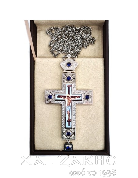 ΣΤΑΥΡΟΣ ΕΠΙΣΤΗΘΙΟΣ ΕΠΑΡΓΥΡΟΣ ΜΕ ΡΩΣΙΚΟ ΣΜΑΛΤΟ