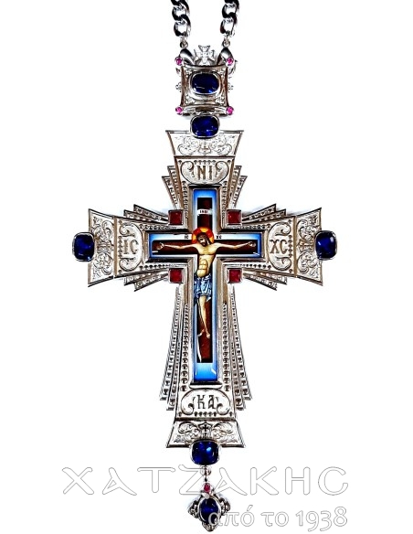 ΣΤΑΥΡΟΣ ΕΠΙΣΤΗΘΙΟΣ ΕΠΑΡΓΥΡΟΣ ΜΕ ΡΩΣΙΚΟ ΣΜΑΛΤΟ