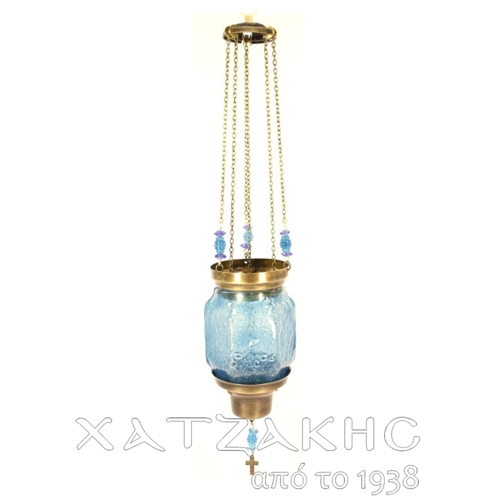 ΚΑΝΔΗΛΙ ΣΥΡΩΜΕΝΟ ΚΡΕΜΑΣΤΟ ΓΥΑΛΙΝΟ