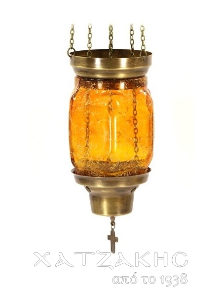 ΚΑΝΔΗΛΙ ΣΥΡΩΜΕΝΟ ΚΡΕΜΑΣΤΟ ΓΥΑΛΙΝΟ