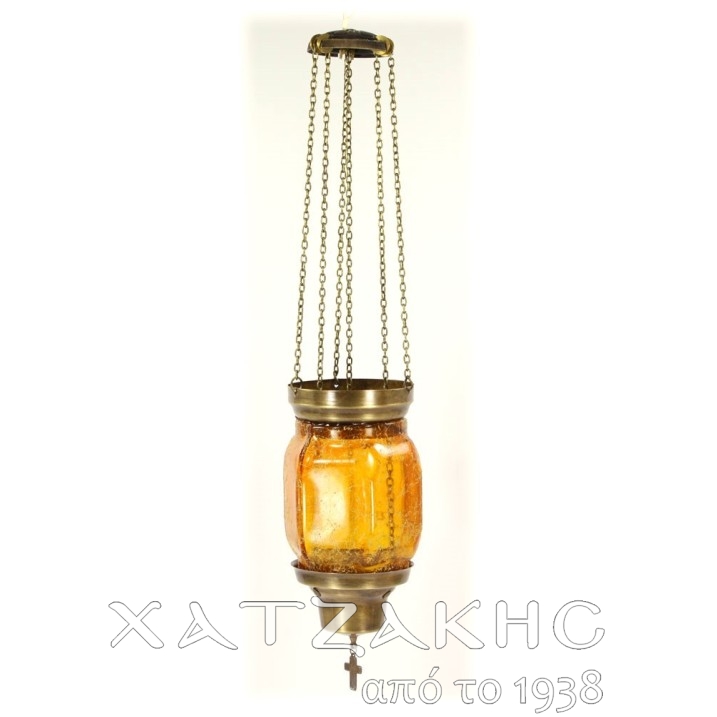 ΚΑΝΔΗΛΙ ΣΥΡΩΜΕΝΟ ΚΡΕΜΑΣΤΟ ΓΥΑΛΙΝΟ