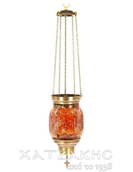 ΚΑΝΔΗΛΙ ΣΥΡΩΜΕΝΟ ΚΡΕΜΑΣΤΟ ΓΥΑΛΙΝΟ