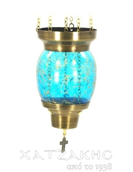 ΚΑΝΔΗΛΙ ΣΥΡΩΜΕΝΟ ΚΡΕΜΑΣΤΟ ΓΥΑΛΙΝΟ