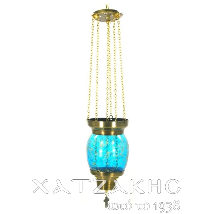 ΚΑΝΔΗΛΙ ΣΥΡΩΜΕΝΟ ΚΡΕΜΑΣΤΟ ΓΥΑΛΙΝΟ