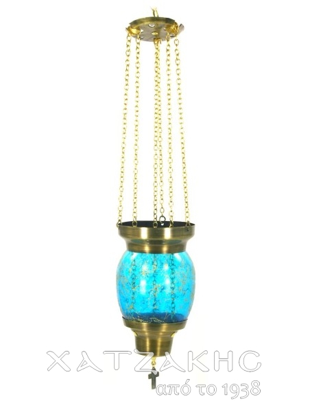 ΚΑΝΔΗΛΙ ΣΥΡΩΜΕΝΟ ΚΡΕΜΑΣΤΟ ΓΥΑΛΙΝΟ