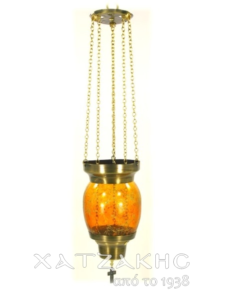 ΚΑΝΔΗΛΙ ΣΥΡΩΜΕΝΟ ΚΡΕΜΑΣΤΟ ΓΥΑΛΙΝΟ