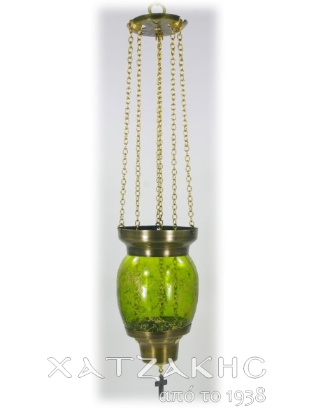 ΚΑΝΔΗΛΙ ΣΥΡΩΜΕΝΟ ΚΡΕΜΑΣΤΟ ΓΥΑΛΙΝΟ