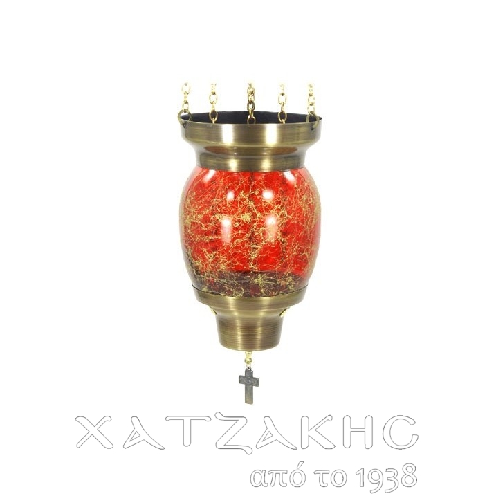 ΚΑΝΔΗΛΙ ΣΥΡΩΜΕΝΟ ΚΡΕΜΑΣΤΟ ΓΥΑΛΙΝΟ