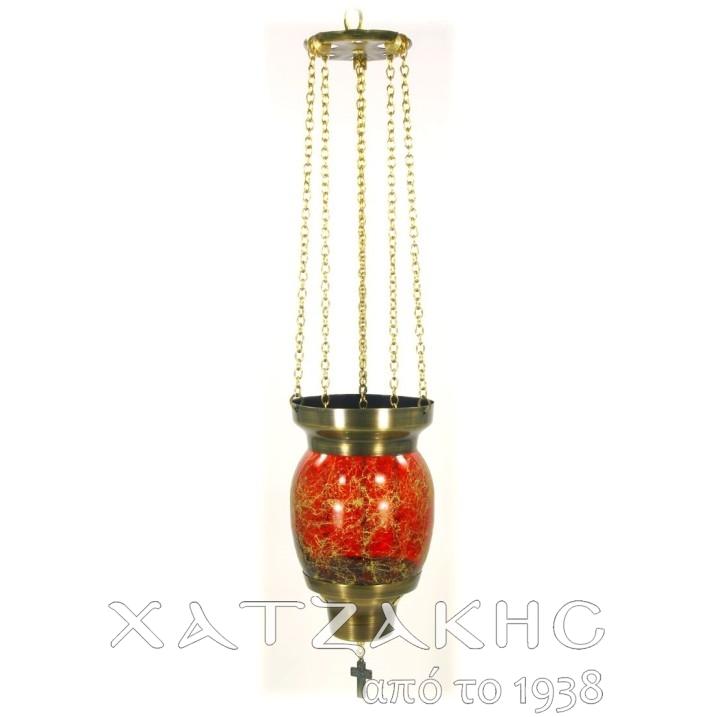 ΚΑΝΔΗΛΙ ΣΥΡΩΜΕΝΟ ΚΡΕΜΑΣΤΟ ΓΥΑΛΙΝΟ