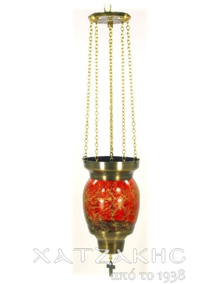 ΚΑΝΔΗΛΙ ΣΥΡΩΜΕΝΟ ΚΡΕΜΑΣΤΟ ΓΥΑΛΙΝΟ