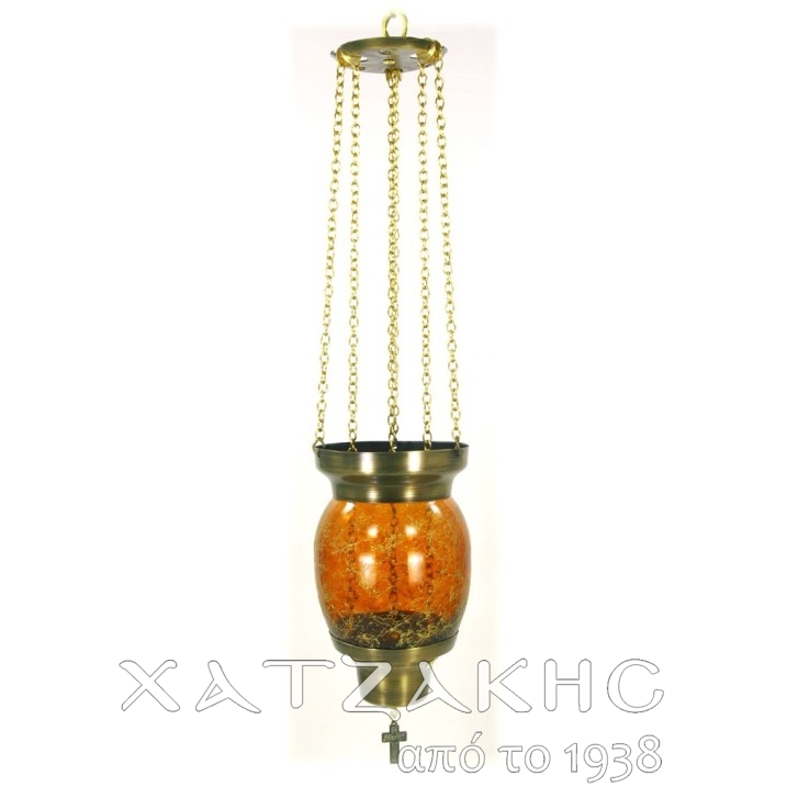 ΚΑΝΔΗΛΙ ΣΥΡΩΜΕΝΟ ΚΡΕΜΑΣΤΟ ΓΥΑΛΙΝΟ