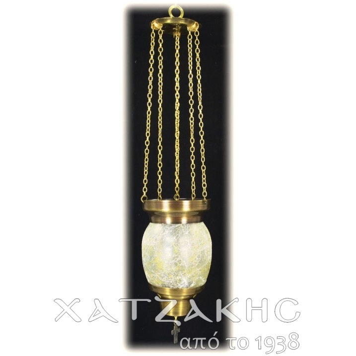 ΚΑΝΔΗΛΙ ΣΥΡΩΜΕΝΟ ΚΡΕΜΑΣΤΟ ΓΥΑΛΙΝΟ