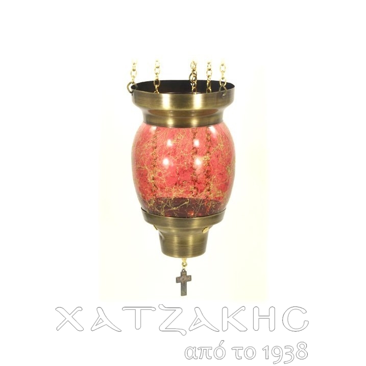 ΚΑΝΔΗΛΙ ΣΥΡΩΜΕΝΟ ΚΡΕΜΑΣΤΟ ΓΥΑΛΙΝΟ