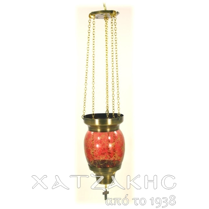 ΚΑΝΔΗΛΙ ΣΥΡΩΜΕΝΟ ΚΡΕΜΑΣΤΟ ΓΥΑΛΙΝΟ