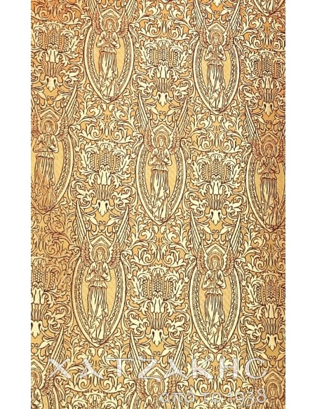 ΙΕΡΑΤΙΚΟ ΥΦΑΣΜΑ ΣΤΟΦΑ 180CM ΦΑΡΔΟΣ ΧΡΥΣΟ-ΧΡΥΣΟ-ΒΥΣΣΥΝΙ