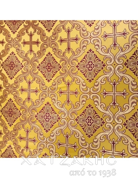 ΙΕΡΑΤΙΚΟ ΥΦΑΣΜΑ ΣΤΟΦΑ 180CM ΦΑΡΔΟΣ ΧΡΥΣΟ-ΧΡΥΣΟ-ΒΥΣΣΥΝΙ