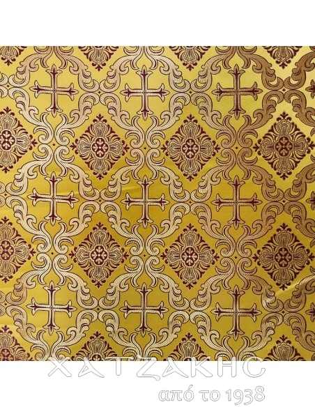 ΙΕΡΑΤΙΚΟ ΥΦΑΣΜΑ ΣΤΟΦΑ 180CM ΦΑΡΔΟΣ ΧΡΥΣΟ-ΧΡΥΣΟ-ΒΥΣΣΥΝΙ