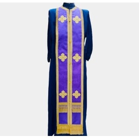 ΕΠΙΤΡΑΧΗΛΙΟ ΣΤΟΦΑ ΧΡΥΣΟ-ΜΩΒ