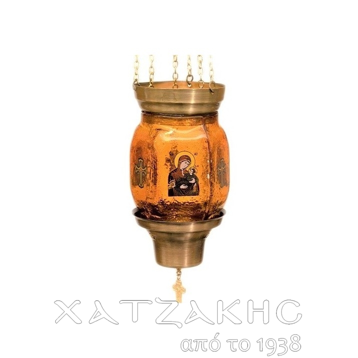 ΚΑΝΔΗΛΙ ΣΥΡΩΜΕΝΟ ΚΡΕΜΑΣΤΟ ΓΥΑΛΙΝΟ ΚΙΤΡΙΝΟ