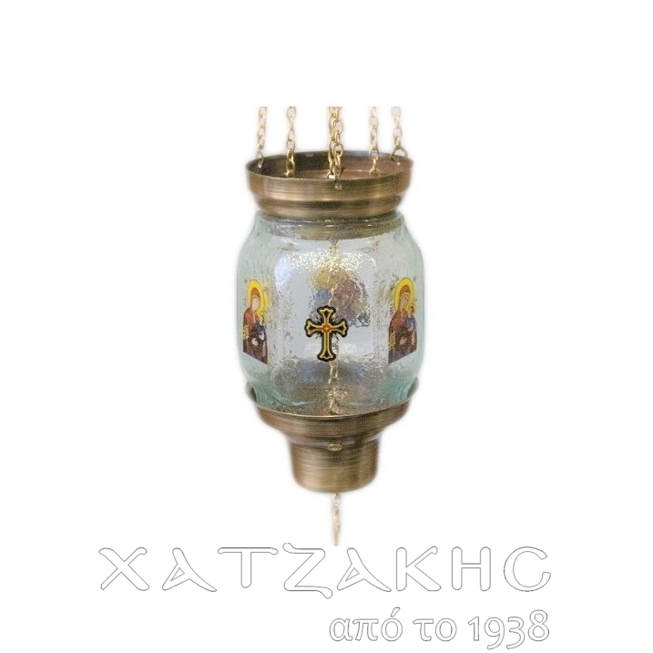 ΚΑΝΔΗΛΙ ΣΥΡΩΜΕΝΟ ΚΡΕΜΑΣΤΟ ΓΥΑΛΙΝΟ...